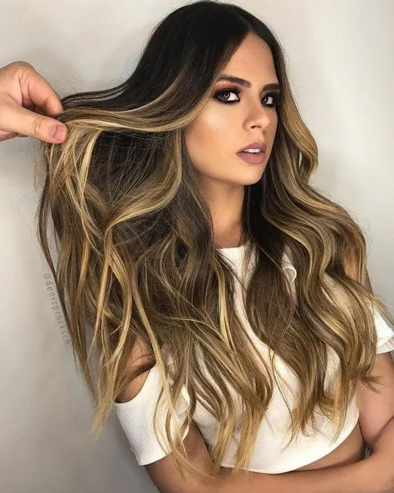 20 honey balayages on brown and black hair 17 20 honey balayages on brown and black hair 17
