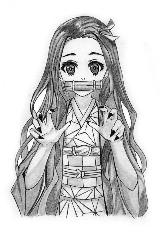 100 Dessins Demon Slayer à Colorier Avec : Zenitsu, Tanjiro & Nezuko 2
