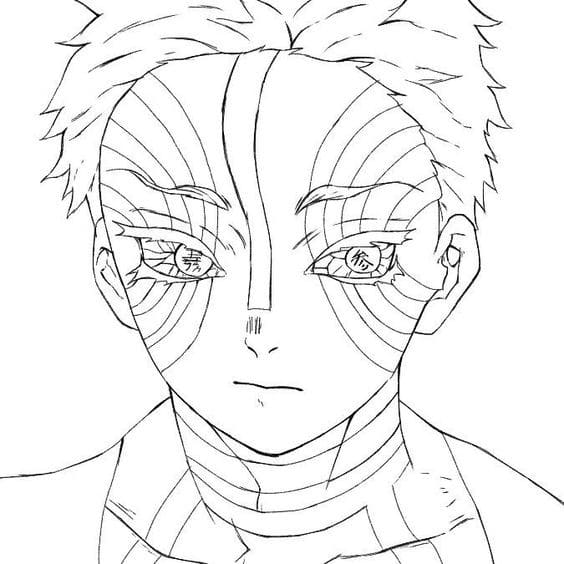 100 Dessins Demon Slayer à Colorier Avec : Zenitsu, Tanjiro & Nezuko 32