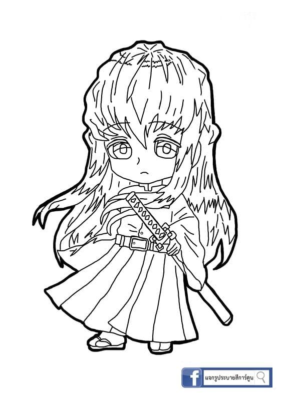 100 Dessins Demon Slayer à Colorier Avec : Zenitsu, Tanjiro & Nezuko 51