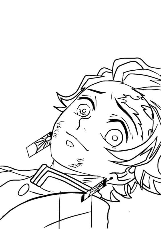100 Dessins Demon Slayer à Colorier Avec : Zenitsu, Tanjiro & Nezuko 53