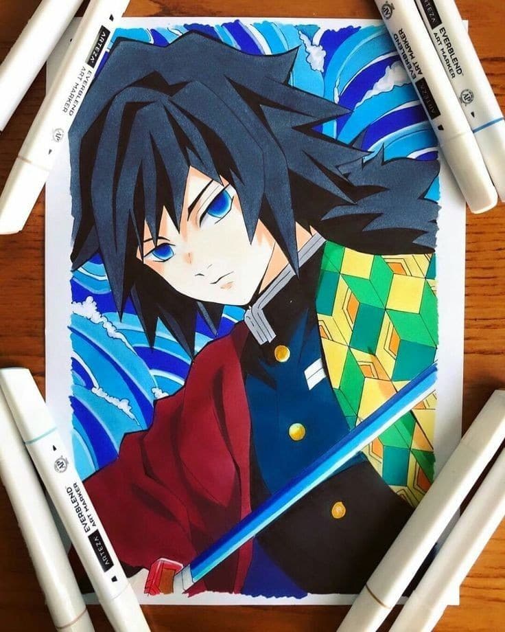100 Dessins Demon Slayer à Colorier Avec : Zenitsu, Tanjiro & Nezuko 63