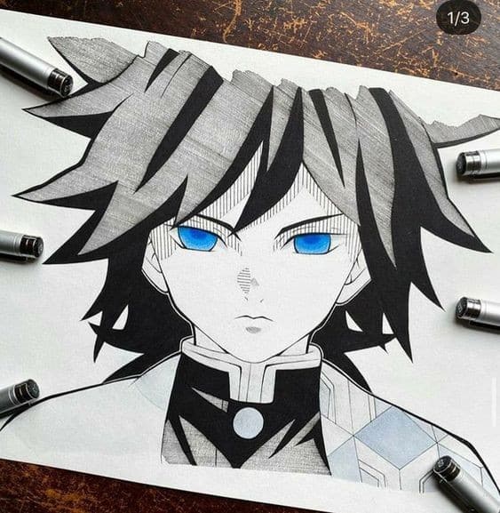 100 Dessins Demon Slayer à Colorier Avec : Zenitsu, Tanjiro & Nezuko 70