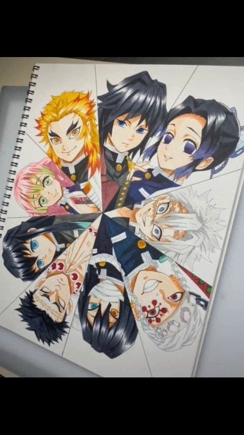 100 Dessins Demon Slayer à Colorier Avec : Zenitsu, Tanjiro & Nezuko 71