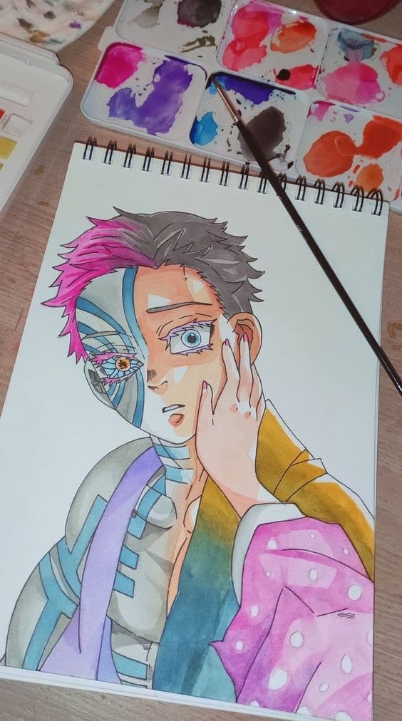 100 Dessins Demon Slayer à Colorier Avec : Zenitsu, Tanjiro & Nezuko 78