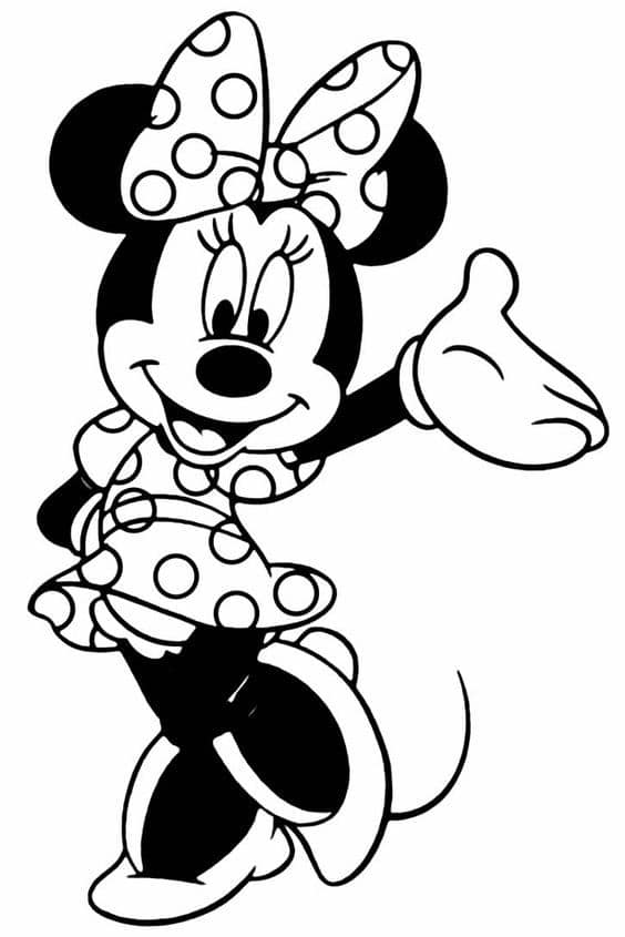 Top 50 Dessins Mickey Faciles à Colorier en 2023 Avec Mickey & Minnie 5
