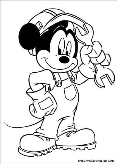Top 50 Dessins Mickey Faciles à Colorier en 2023 Avec Mickey & Minnie 24