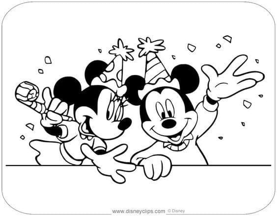 Top 50 Dessins Mickey Faciles à Colorier en 2023 Avec Mickey & Minnie 25