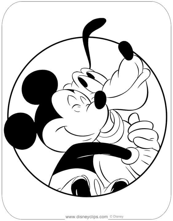 Top 50 Dessins Mickey Faciles à Colorier en 2023 Avec Mickey & Minnie 31