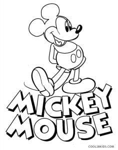 Top 50 Dessins Mickey Faciles à Colorier en 2023 Avec Mickey & Minnie 32