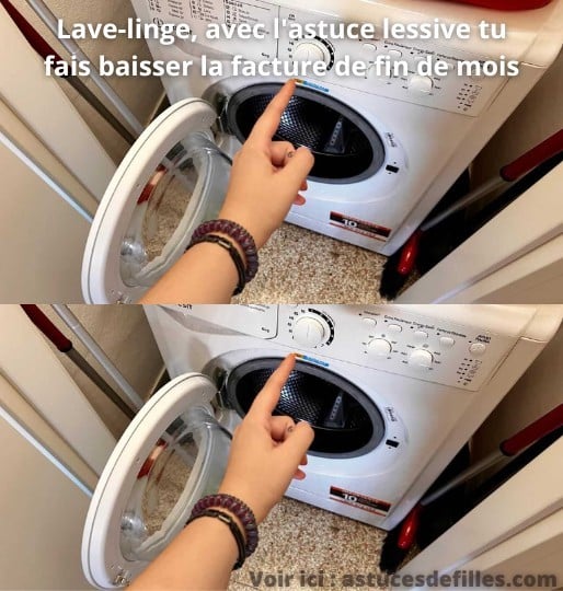 Lave-linge, avec l'astuce lessive tu fais baisser la facture de fin de mois 4 Lave-linge, avec l'astuce lessive tu fais baisser la facture de fin de mois 4