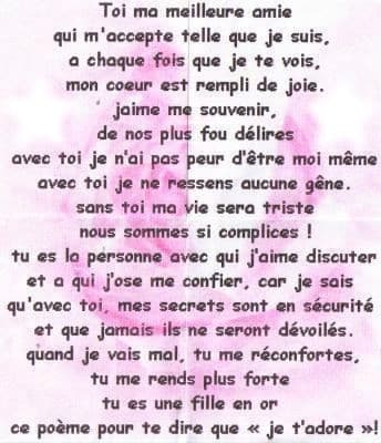 Texte Pour Sa Meilleure Amie : 100 SMS & Phrases Exemplaires 15