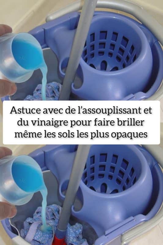 Redonnez Éclat à Vos Sols en un Clin d'Œil avec Cette recette d'Assouplissant et Vinaigre 2