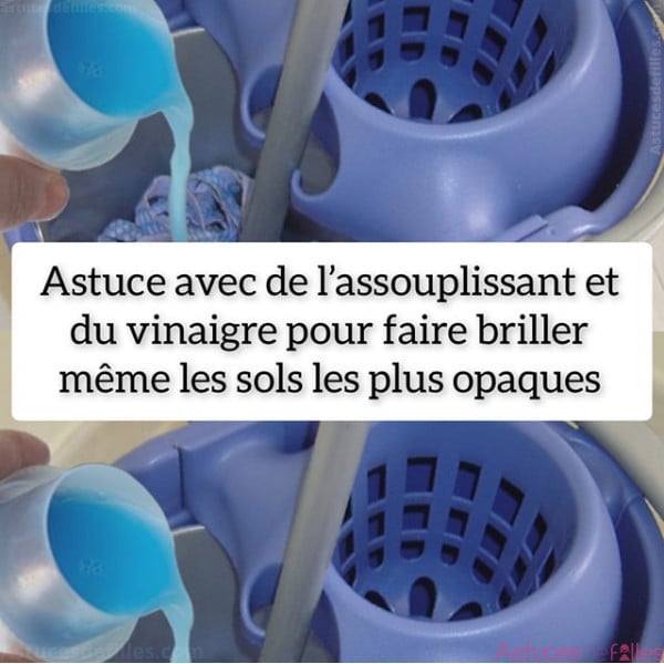 Redonnez Éclat à Vos Sols en un Clin d'Œil avec Cette recette d'Assouplissant et Vinaigre 1 Redonnez Éclat à Vos Sols en un Clin d'Œil avec Cette recette d'Assouplissant et Vinaigre 1