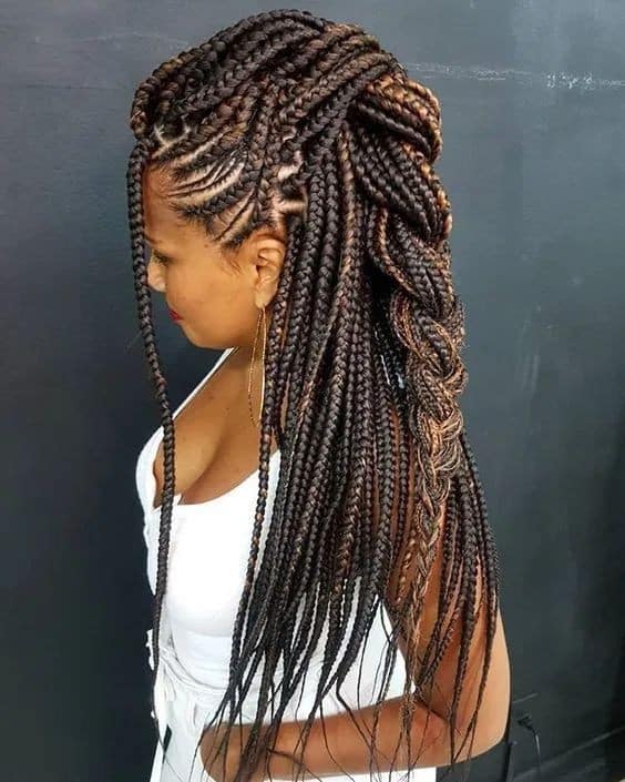 Braids 2023 : Nos 23 plus beaux modèles pour cette coiffure africaine 17 Braids 2023 : Nos 23 plus beaux modèles pour cette coiffure africaine 17