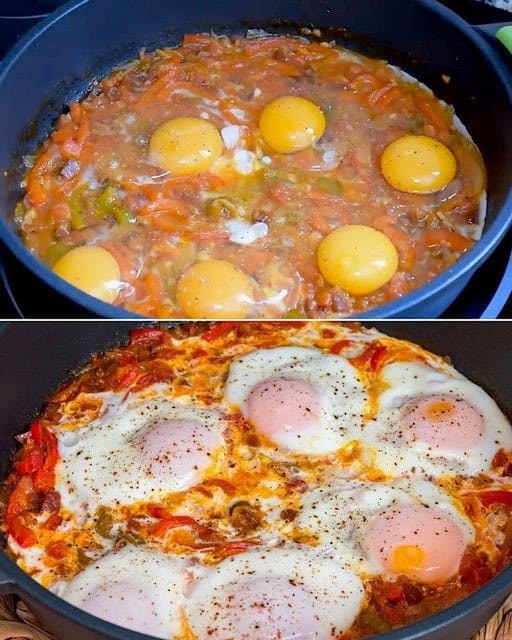 Œuf et Poivron à la Poêle : Évasion Espagnole dans Votre Assiette ! 1 Œuf et Poivron à la Poêle : Évasion Espagnole dans Votre Assiette ! 1