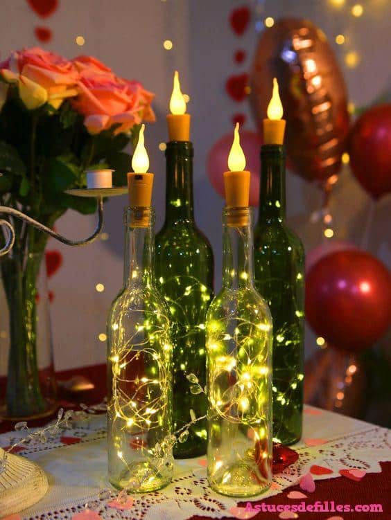 10 façons de transformer un bocal en verre en luminaire 3