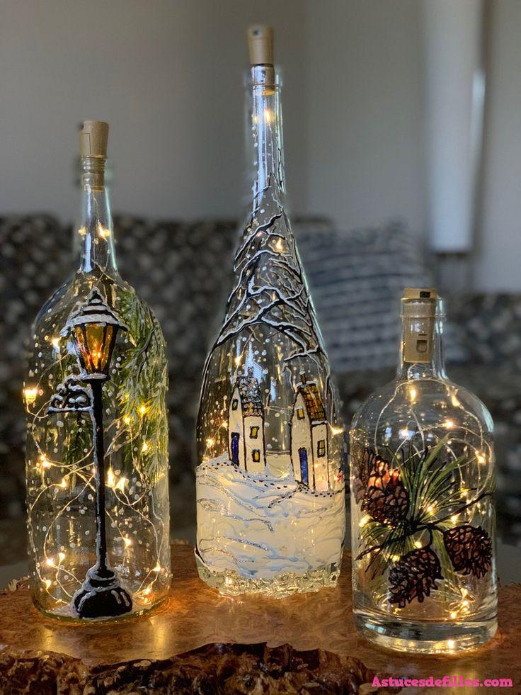 10 façons de transformer un bocal en verre en luminaire 9