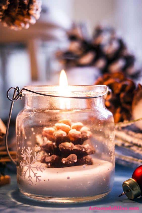 10 façons de transformer un bocal en verre en luminaire 10