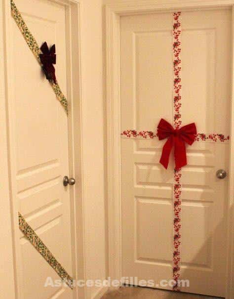 10 jolies idées pour décorer votre porte à Noël 2 10 jolies idées pour décorer votre porte à Noël 2
