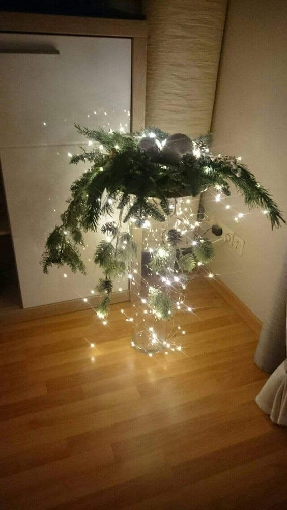 10 Décorations de Noël avec un grand vase en verre 7 10 Décorations de Noël avec un grand vase en verre 7