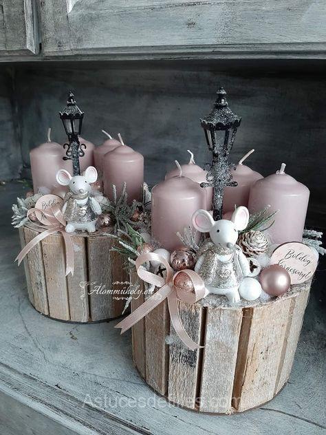 Centres de Table Roses : 13 Idées Éblouissantes pour Noël 5 Centres de Table Roses : 13 Idées Éblouissantes pour Noël 5