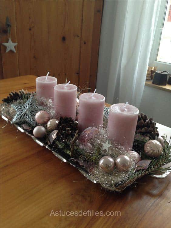 Centres de Table Roses : 13 Idées Éblouissantes pour Noël 1 Centres de Table Roses : 13 Idées Éblouissantes pour Noël 1