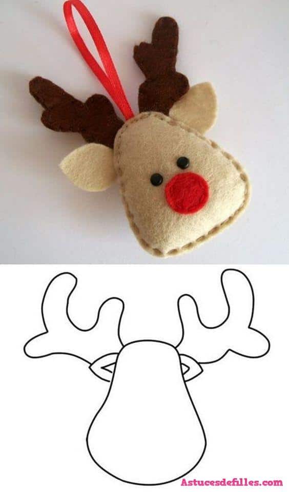 16 Décorations de Noël avec de la Feutrine 5