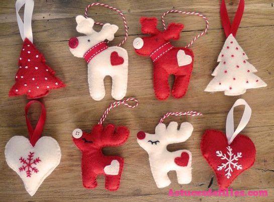 16 Décorations de Noël avec de la Feutrine 7