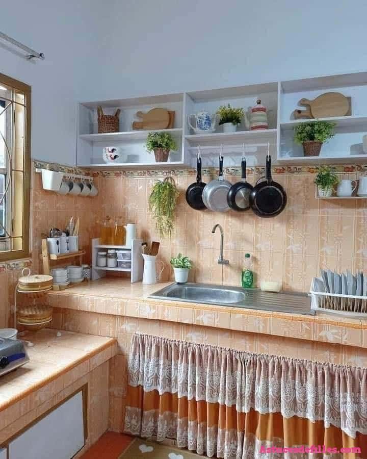 17 idées pour décorer et aménager une cuisine avec des étagères intelligentes 7