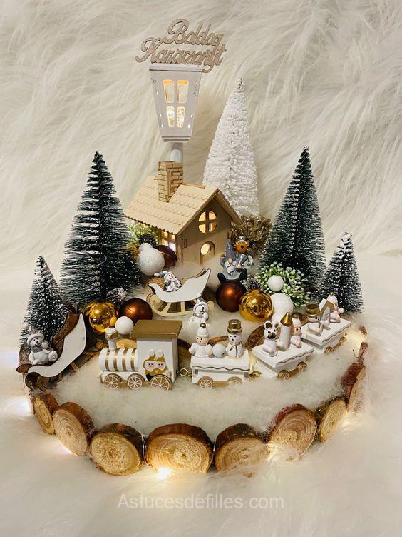 Noël: 20 Centres de Tables avec Bougies et Pommes de Pin 15 Noël: 20 Centres de Tables avec Bougies et Pommes de Pin 15