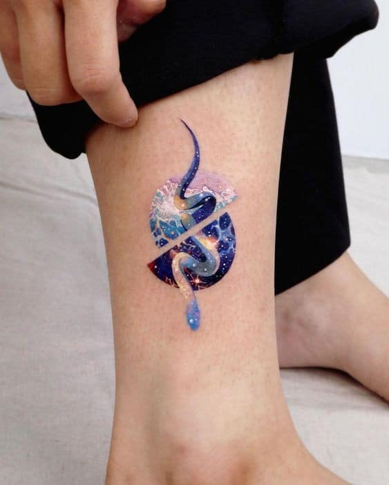 23 Top idées de tatouages féminins colorés 15