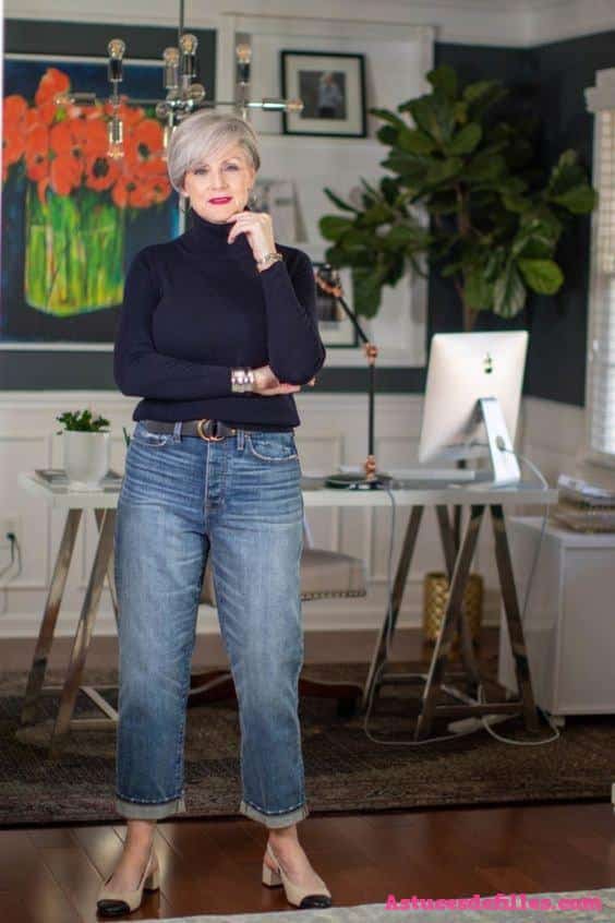 24 idées pour assortir des jeans pour les dames modernes 3