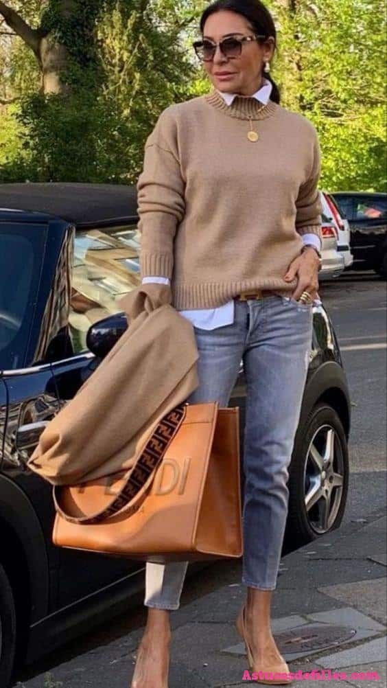 24 idées pour assortir des jeans pour les dames modernes 13