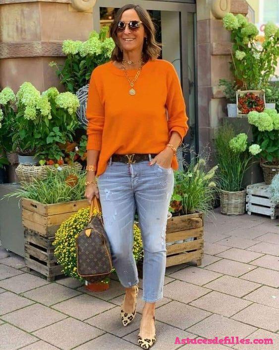 24 idées pour assortir des jeans pour les dames modernes 15