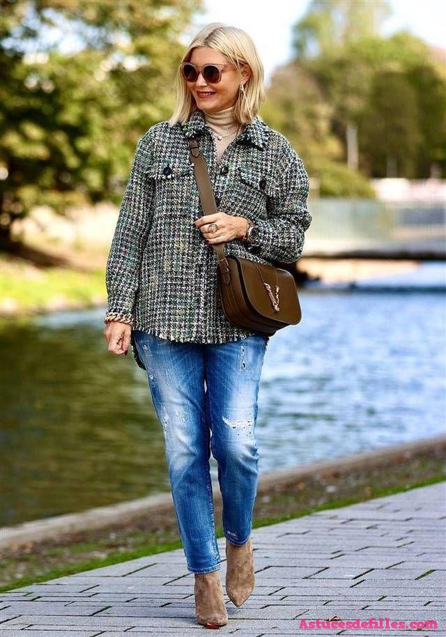 24 idées pour assortir des jeans pour les dames modernes 19