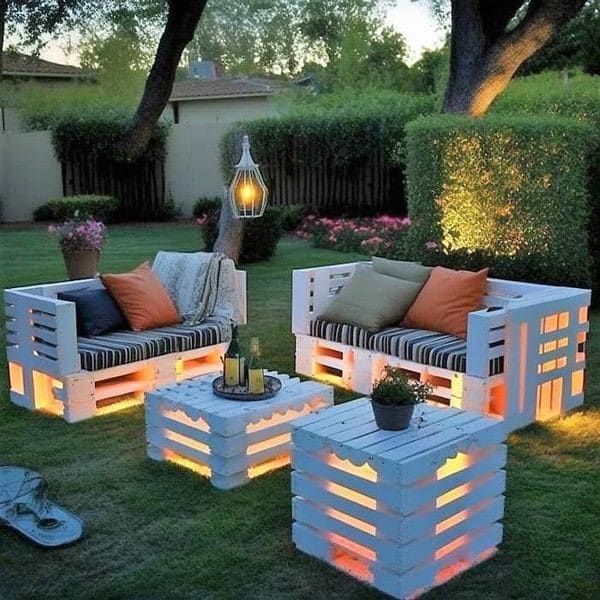 40 Magnifiques salons de jardin faites avec des palettes 1 40 Magnifiques salons de jardin faites avec des palettes 1