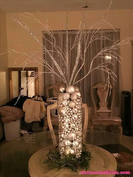 62 idées de décorations de Noël avec des sphères 3 62 idées de décorations de Noël avec des sphères 3