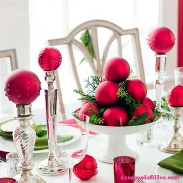 62 idées de décorations de Noël avec des sphères 44 62 idées de décorations de Noël avec des sphères 44