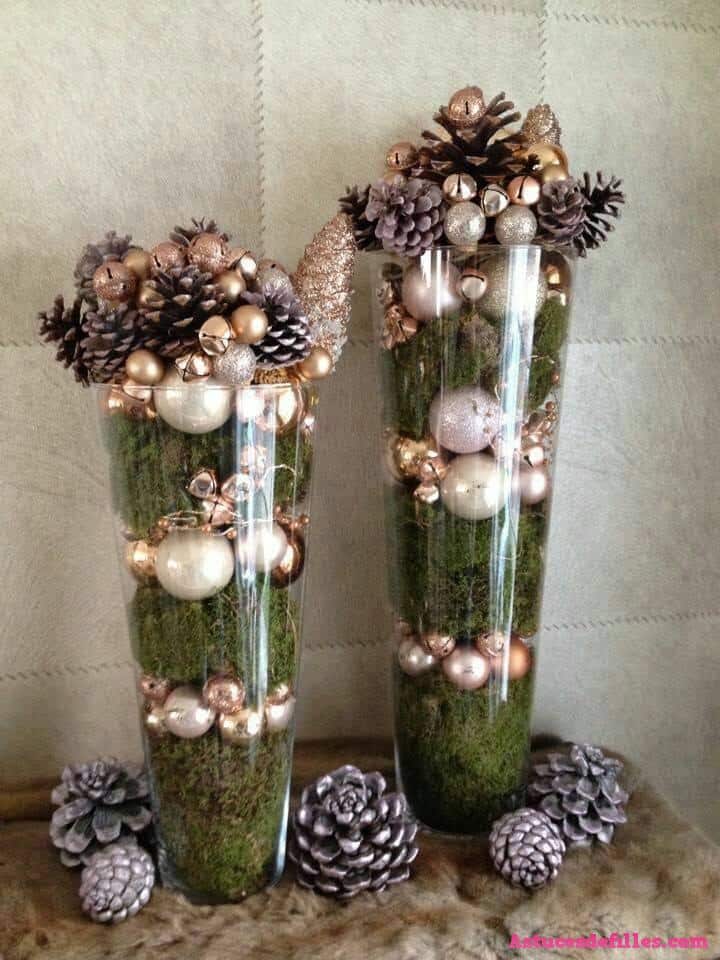 62 idées de décorations de Noël avec des sphères 7 62 idées de décorations de Noël avec des sphères 7