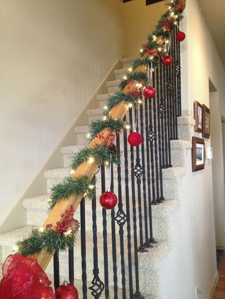 70 bonnes idées pour décorer votre maison à Noël 32