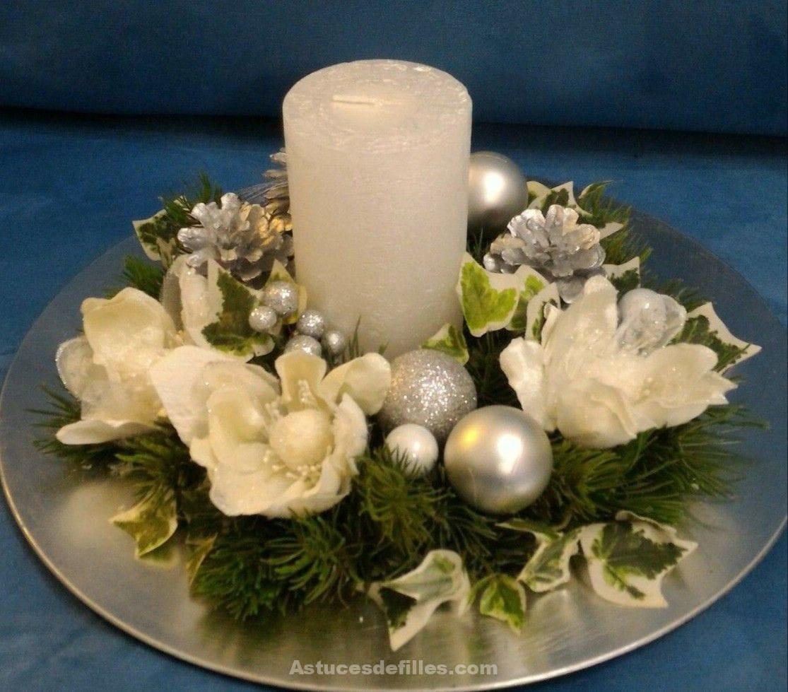 80 Beaux centres de table pour décorer votre table de Noël 24 80 Beaux centres de table pour décorer votre table de Noël 24