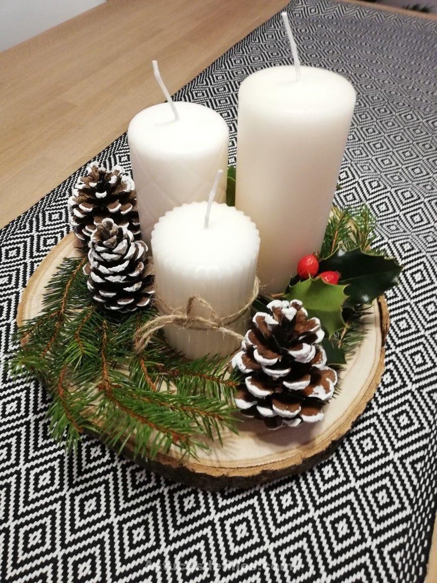 80 Beaux centres de table pour décorer votre table de Noël 27 80 Beaux centres de table pour décorer votre table de Noël 27