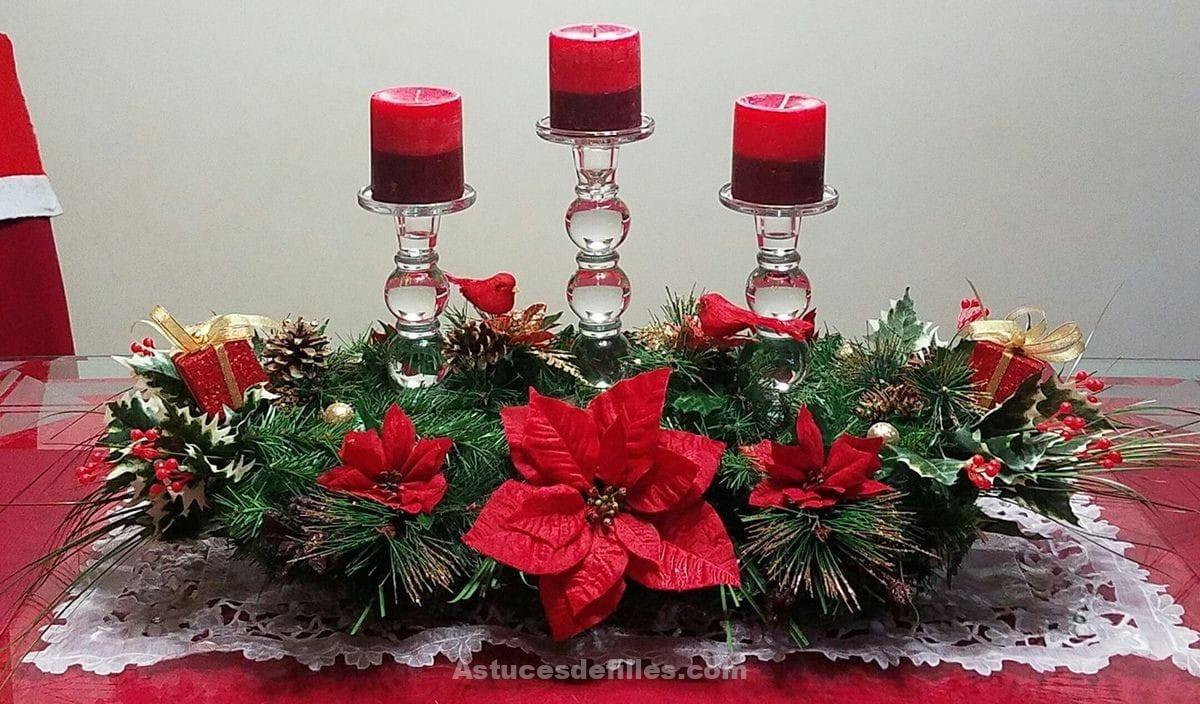80 Beaux centres de table pour décorer votre table de Noël 50 80 Beaux centres de table pour décorer votre table de Noël 50