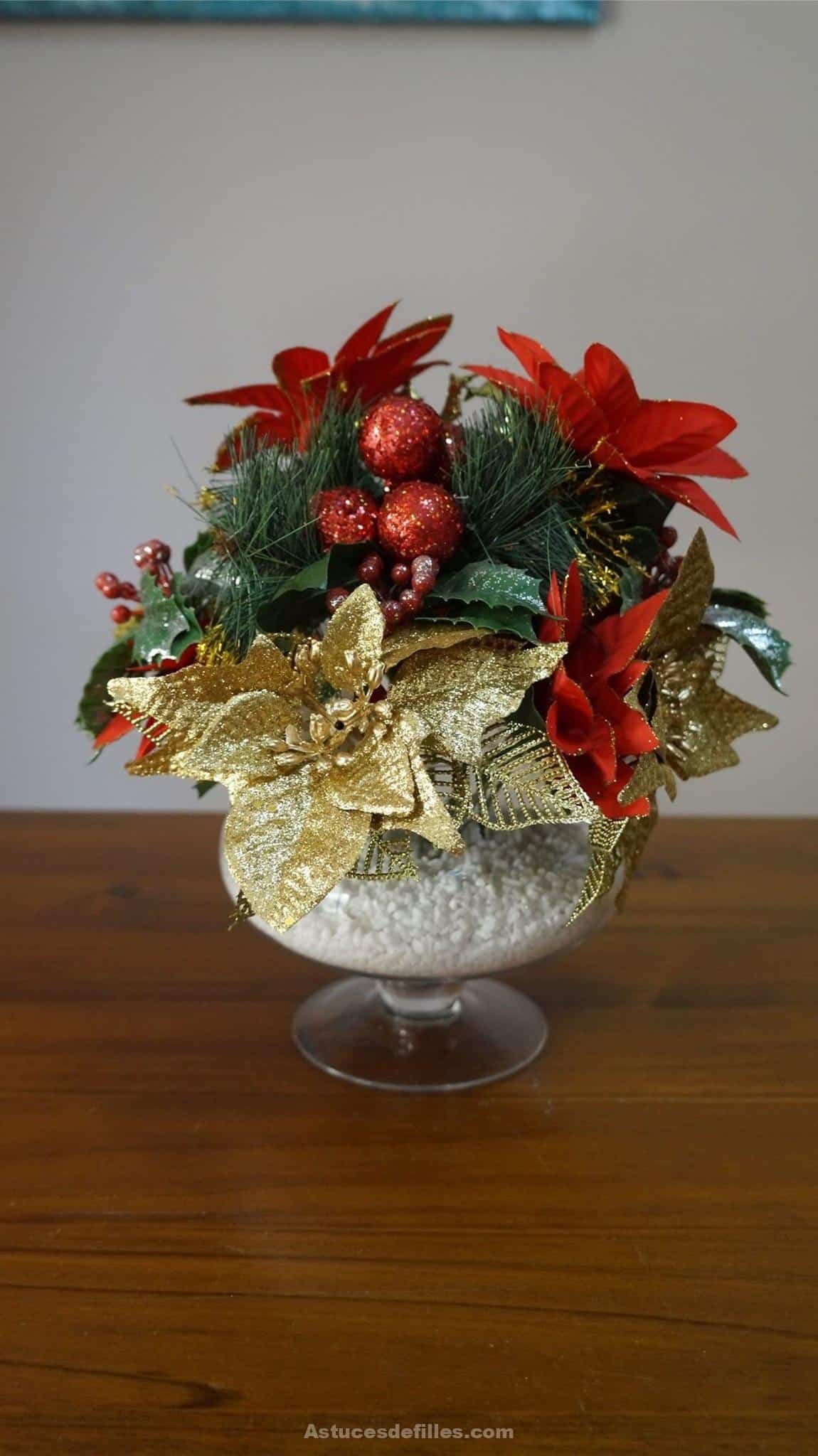 80 Beaux centres de table pour décorer votre table de Noël 51 80 Beaux centres de table pour décorer votre table de Noël 51