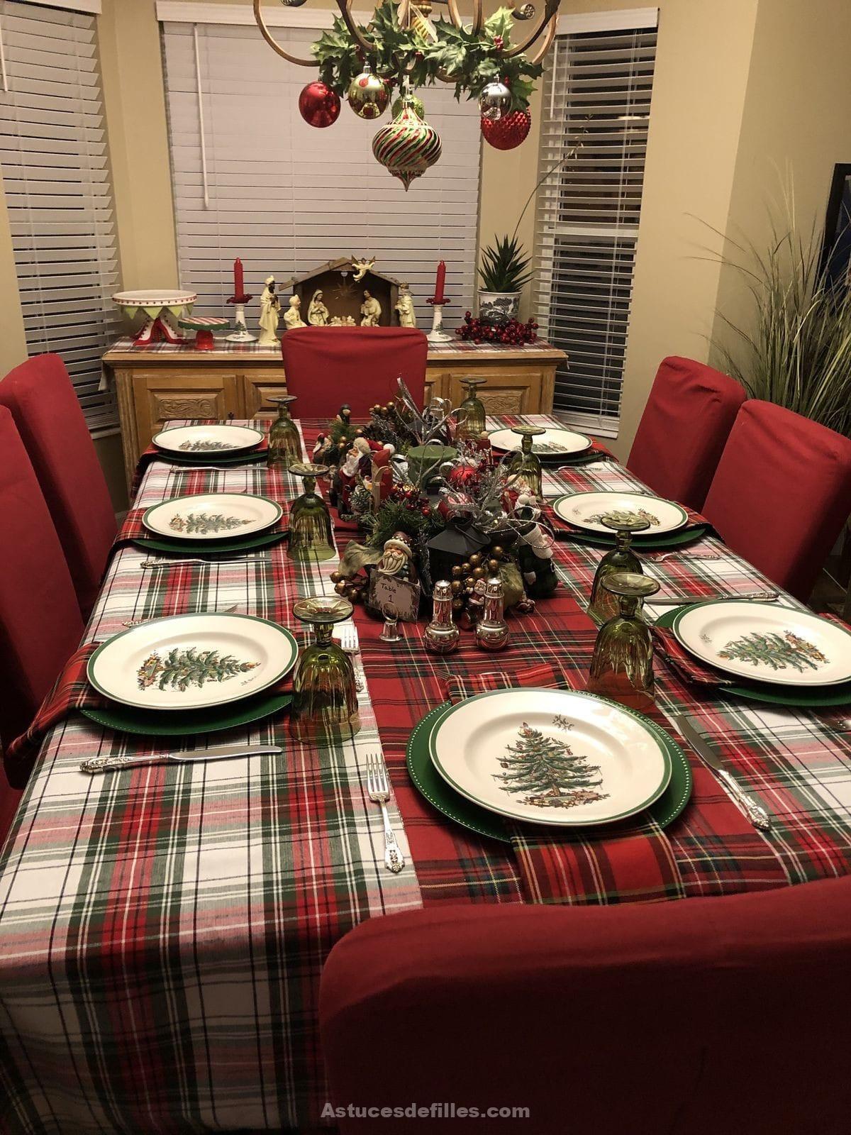 80 Décorations de tables de Noël et repas de Noël 2 80 Décorations de tables de Noël et repas de Noël 2