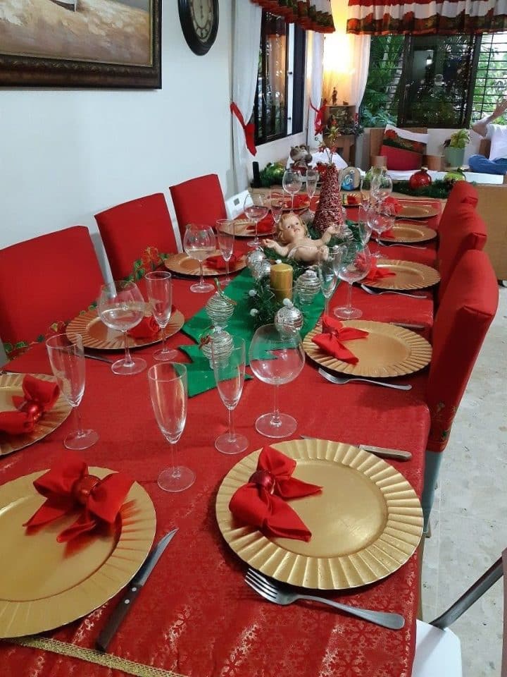 80 Décorations de tables de Noël et repas de Noël