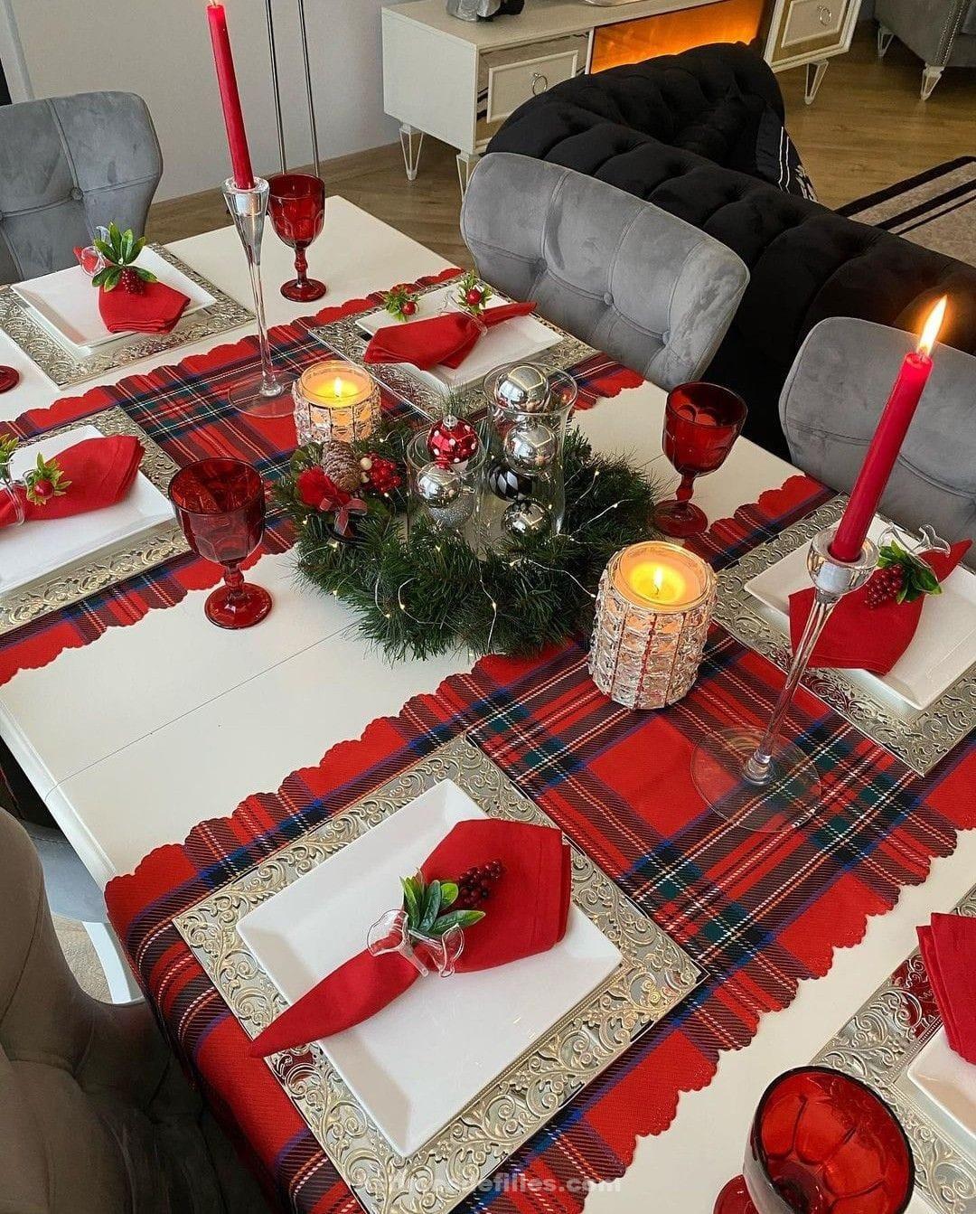 80 Décorations de tables de Noël et repas de Noël 16 80 Décorations de tables de Noël et repas de Noël 16