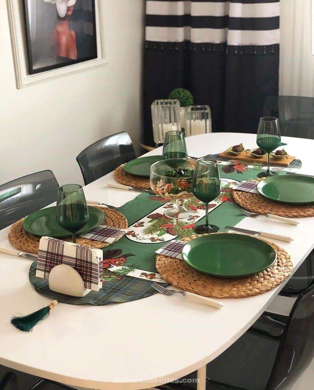 80 Décorations de tables de Noël et repas de Noël 27 80 Décorations de tables de Noël et repas de Noël 27