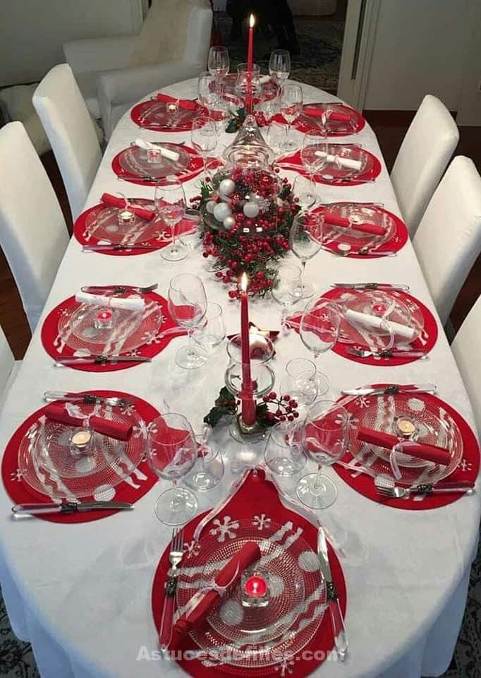 80 Décorations de tables de Noël et repas de Noël 41 80 Décorations de tables de Noël et repas de Noël 41